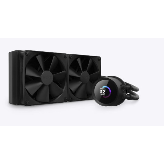 NZXT vodní chladič Kraken 280 / 2x140mm fan / LCD disp. / 6 let / LGA1851 / AM5