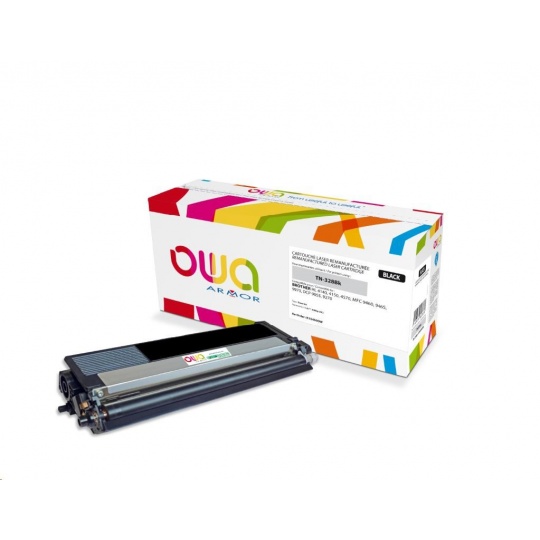 OWA Armor toner pro BROTHER HL 4140 4570,MFC9460,9465, 9970, DCP 9055, 9270, 6000 Stran, TN328BK,černá/black (TN-328BK)