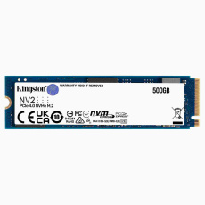 Kingston SSD 500GB NV2 M.2 2280 NVMe™ PCIe Gen (R: 3500MB/s; W: 2100MB/s)