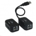 PREMIUMCORD Extender USB 1.1 po RJ45 (až 60m)