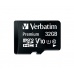 VERBATIM MicroSDHC karta 32GB Premium, U1 + SD adaptér