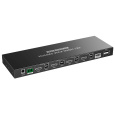 PREMIUMCORD HDMI switch, 4K@60Hz HDMI2.0 KVM 4:1, s dálkovým ovladačem